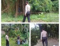 Personil Polres Asahan Patroli Jalan Kaki ke Lokasi Transaksi Narkoba