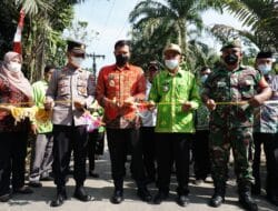 Wabup Sergai Hadiri Peresmian Jalan Desa Sialtong di Kecamatan Kotarih