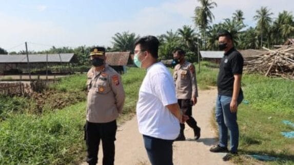 Kapolres Serdang Bedagai Bertemu Warga Ingatkan Prokes