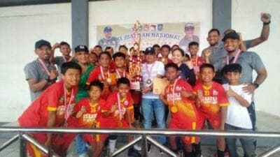 POSSBI Sumut U-12 Meraih Juara Kalahkan Jawa Timur 2-0