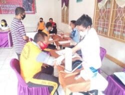 Gandeng Polri, Rutan Kelas IIB Tarutung Lakukan Vaksin kepada Warga Binaan