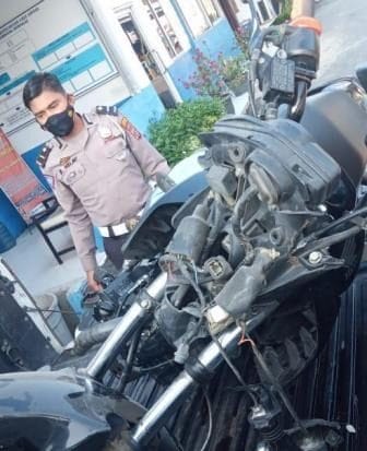 Truk Tabrak Sepeda Motor di Sergai, Caritahu Dishub Mana Keluarkan Speksinya