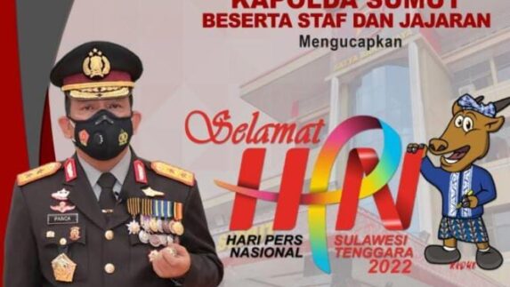 Hari Pers Nasional, Kapolda Sumut : Jadilah Pers Mencerdaskan Masyarakat