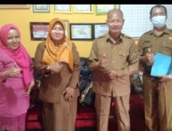 Korwil Bid Pendidikan Bersama Pengawas SD Perhentian Raja Kampar Monitoring Pelaksanaan UTS