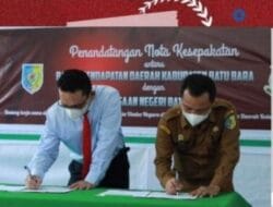 Ka. Bapenda dan Kajari Batu Bara Tanda Tangani Nota Kesepahaman (MoU) Tentang Hukum