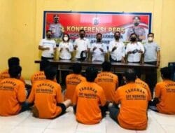Polres Labuhanbatu Amankan 12 Tersangka Narkotika