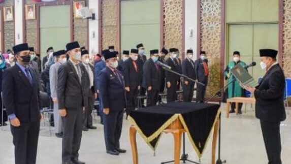 Bupati Kampar Kukuhkan Sebanyak 214 Pejabat Termasuk Sekretaris Daerah