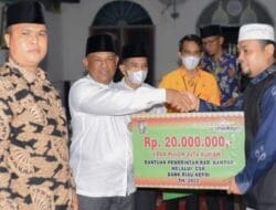 Forkopimda Kampar Safari Ramadhan Di Desa Lubuk Siam Kecamatan Siak Hulu