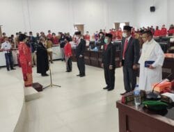 DPRD Kabupaten Samosir Melaksanakan Rapat Paripurna Dalam Rangka Pengucapan Sumpah/Janji Pengganti Antar Waktu