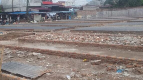 Pembangunan Pasar Tradisional Kota Pinang Diduga Curi Start