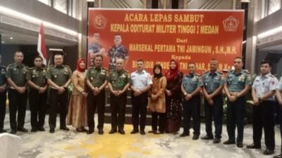 Letkol Laut PM Daniel Dwi Handoyo Hadiri Acara Lepas Sambut