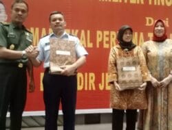 Acara Lepas Sambut KA OTMILTI I Medan Marsekal Pertama TNI kepada Brigadir Jendral TNI