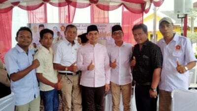Wardana Hasibuan Ketua PAC Gerindra Medan Amplas, Penuhi Undangan Halal Bi Halal Wakil Ketua DPRD Medan