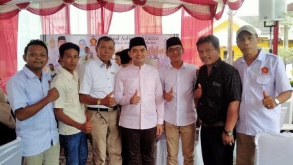 Wardana Hasibuan Ketua PAC Gerindra Medan Amplas, Penuhi Undangan Halal Bi Halal Wakil Ketua DPRD Medan