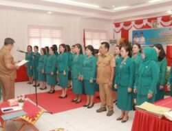 Sekda Kukuhkan Perubahan Pengurus TP-PKK Kota Gunungsitoli