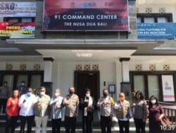 Polri Paparkan Penanganan Bencana 91 Command Center Bali ke Deputi Sekjen PBB