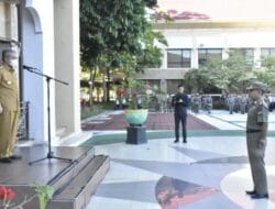 Pj Bupati Kampar Pimpin Apel Gabungan Tekan Kasus Stunting dan Penyalagunaan Narkoba
