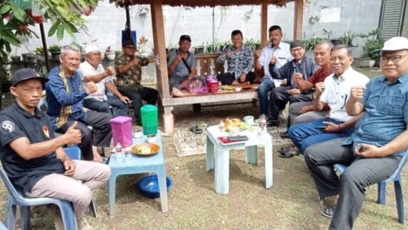 Ketum PW Satgas Joko Tingkir Sumatera Utara Ngopi Bareng Bersama Pengurus