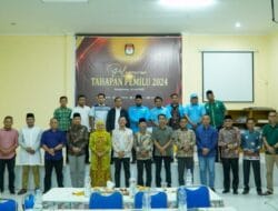 Pemkab Kampar Ikuti Zoom Meeting Launching Tahapan Pemilu 2024