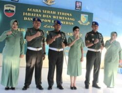Danpomdam I/BB Pimpin Sertijab Dandenpom I/5 Medan