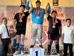 SMPN 6 Siak Hulu Juara I Invitasi Nasional Angkat Berat Klasik II Remaja di Bali