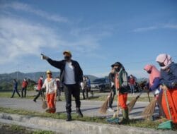 Menjelang HUT Ke-19 Bupati Pakpak Bharat Ajak Jajaran Bersih Lingkungan