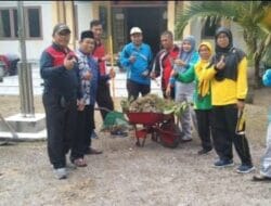 Ketua PGRI Bersama Para Kepsek TK, UPT SDN/SMPN Lakukan Giat Gotryo