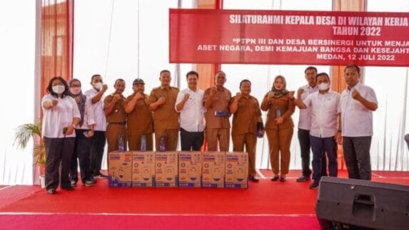 PTPN III Bersama Ratusan Kepala Desa Bersinergi Jaga Aset Negara