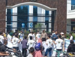DPD Ormas Repelita Demo Kajaksaan Tinggi Sumut