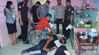 Rekonstruksi Pembunuh Pasangan Suami Istri Sadis di Samosir Peragakan 15 Adekan