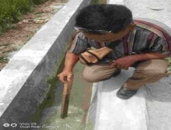 Proyek Irigasi APBN di Desa Sumberjo Dicurigai Menyimpang