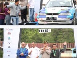 Dirlantas Poldasu Hadiri Closing Ceremonial Even Danau Toba Rally 2022 di Parapat