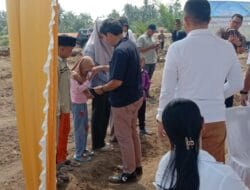PTPN IV Unit Tinjoan Gelar Tanam Sawit Perdana 2022, Beri Santunan Anak Yatim Piatu