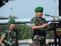 Pangdam I/BB Pimpin Upacara Pemberangkatan Satgas Pamtas Yonif 132/BS Sektor Utara RI-PNG 2022