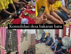 PK Golkar Lubuk Pakam Lakukan Kosolidasi ke Desa Bakaran Batu