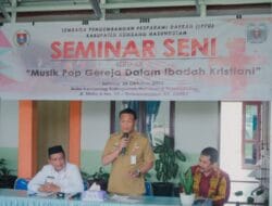 Wabub Humbahas Buka Seminar Seni Bertajuk “Musik Pop Gereja Dalam Ibadah Kristiani”