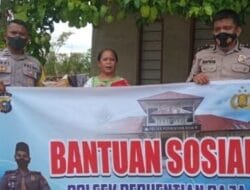 Polsek Perhentian Raja Masih Terus Laksanakan Giat Bansos Berbagi Sembako