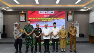 Perdana, Bupati Zahir Gelar Rapat Forkopimda Batu Bara