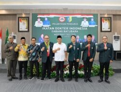 Bupati Zahir Hadiri Pelantikan Pengurus IDI Batu Bara 2022-2025