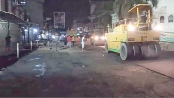 Pemko Padang Sidempuan Lakukan Pengaspalan Jalan MH. Thamrin