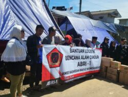 Relawan ABRI 1 Distribusikan Bantuan Logistik ke Cianjur