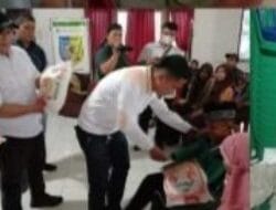 Kadin dan Pengurus PDIP Batu Bara Salurkan Bantuan Korban Banjir