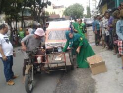 PITI Sumut Adakan Jumat Barokah Bagikan 550 Nasi Kotak Kepada Para Abang Becak & Ojol