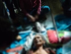 Sadis, Lansia Tewas Ditombak Saat Pulang Pesta