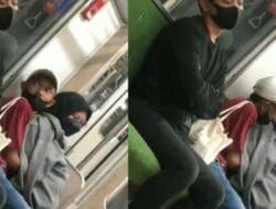 Tertangkap Kamera, Pasangan Sejoli Mesum di Transportasi Umum