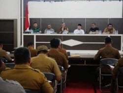 Sekda Palas Pimpin Rapat Evaluasi Persiapan MTQ ke-14
