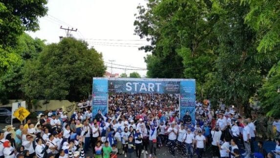 Peringati 25 Tahun BUMN, PTPN III Bersama 9 Perusahaan Adakan Jalan Sehat