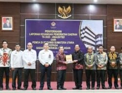 Pemko Padang Sidimpuan Serahkan Laporan Keuangan Tahun 2022