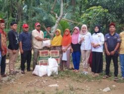 DPC Partai Gerindra Palas Berikan Bantuan Sembako untuk Korban Banjir