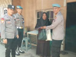 Kasi Propam Polres Sergai Salurkan 20 Paket Sembako